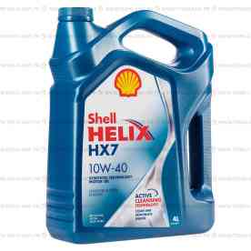 Масло Shell Helix HX7, 10W-40, канистра 4 л
